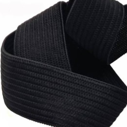 copie de Le lot de 10 Mètres élastique 20 mm couleur noir couture et autres allongement + 90 % élasticité souple