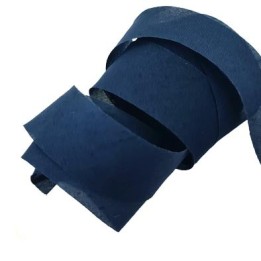 Le lot de 10 mètres de biais à plier largeur 30 mm galon synthétique couleur bleu