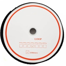 Le lot de 5 mètres Scratch type velcro doux loop 30 mm à coudre couleur noir vous achetez 1 faces largeur 30 mm