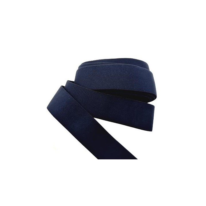 élastique 30 mm spécial lingerie, sport autre couleur bleu marine très belle qualité  grande marque oeko tex