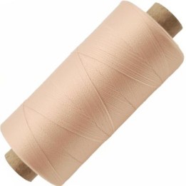 Bobine de 1000 m fil mousse polyamide n° 120 couleur rosé chair longueur de 1000 mètres bobiné en France
