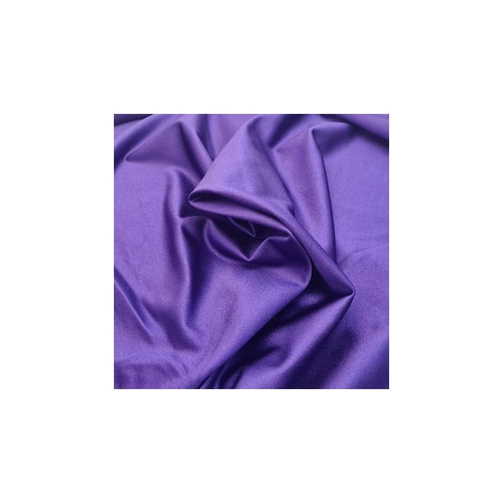 Tissu lycra élasthanne violet brillant magnifique haut de gamme 290 gr au m2  95 cm de large prix au mètre