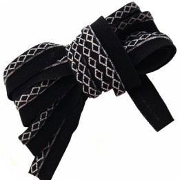 Le lot de 10 mètres d'élastique 12 mm  lingerie et autres haut  gamme couleur noir et blanc  allongement  + 70 %