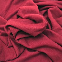 Tissu coton jersey spécial lingerie fond de culotte couleur rouille doux largeur 130 cm pour 1 mètre