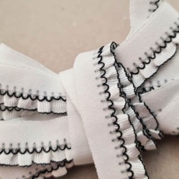 Le lot de 10 mètres d'élastique 16 mm  lingerie et autres haut  gamme naturel  allongement  +80 % fabrication Française