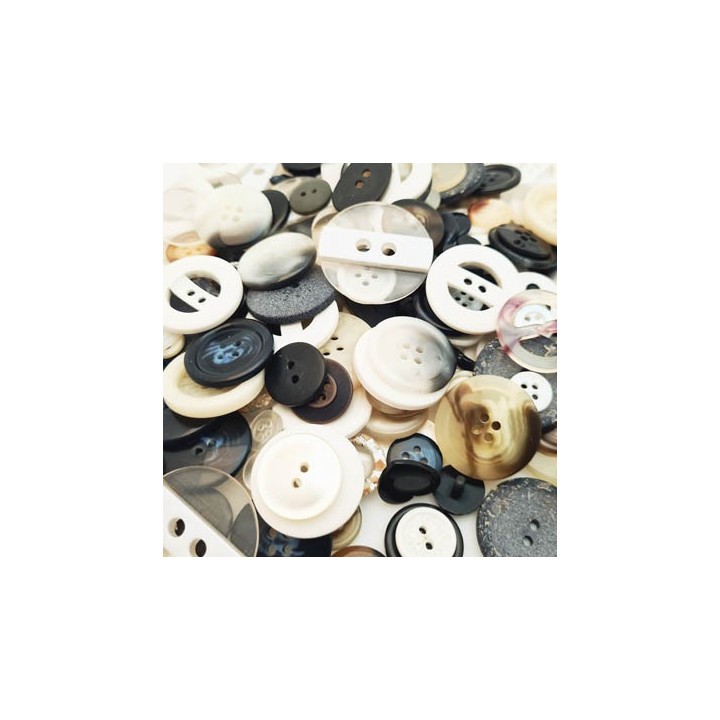 Le lot de 150 boutons du 10 mm au 38 mm fabriqués en France livrés en sachet un prix incroyable photo non contractuel