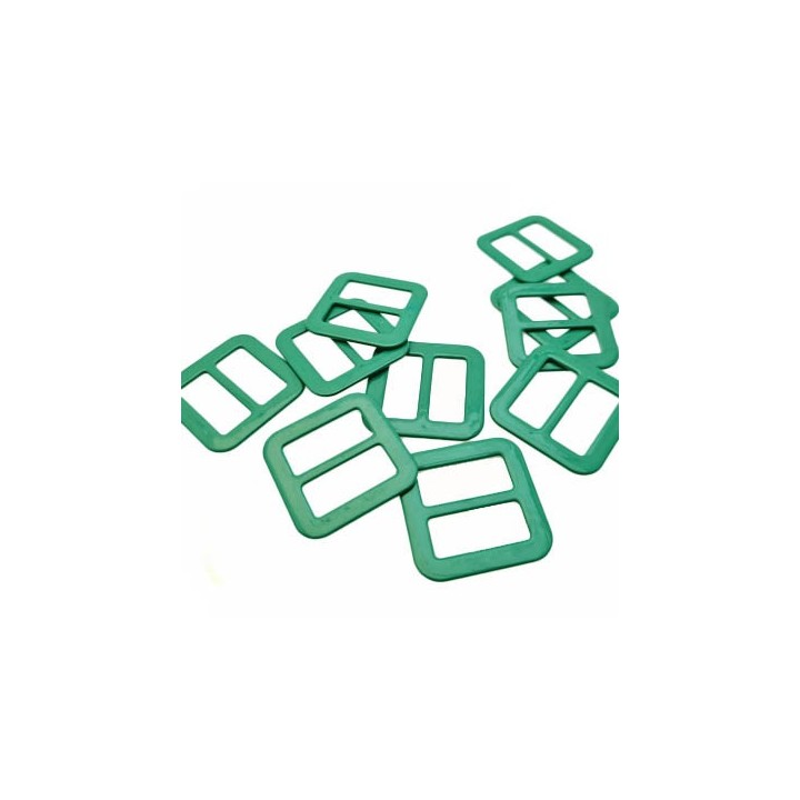 Le lot de 50 réglettes couleur vert lingerie  ,largeur intérieur 20 mm extérieur 30mm Tarif dégressif par quantité