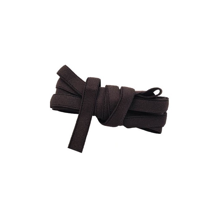 Lot de 50 mètres élastique 10 mm marron en bobine bobiné sur place a Batz sur mer allongement + 100 % forte élasticité