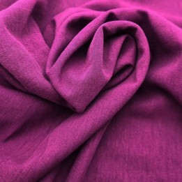 Tissu coton jersey spécial lingerie fond de culotte couleur pivoine violine doux largeur 130 cm prix pour 1 mètre