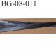 galon biais ruban passe poil plié couleur gris anthracite satin largeur 8 mm 2 coté de 8 mm plus 2 replié de 4 mm le mètre