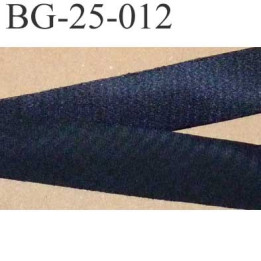 biais ruban galon a plat à plier couleur noir brillant largeur 2.5 cm le  mètre