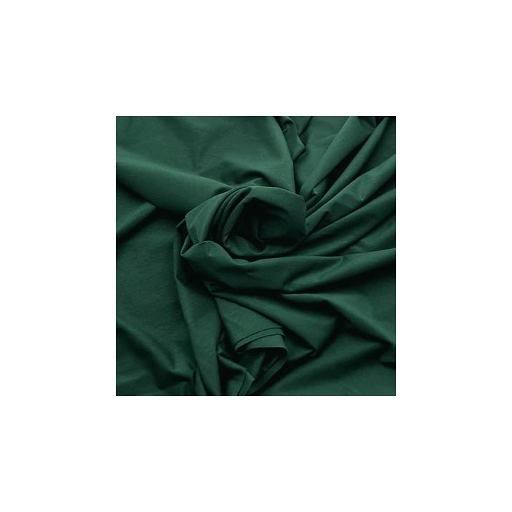 Tissu lycra élasthanne be stretch vert haut de gamme 130 gr au m2 largeur 180 cm  très doux   prix au mètre