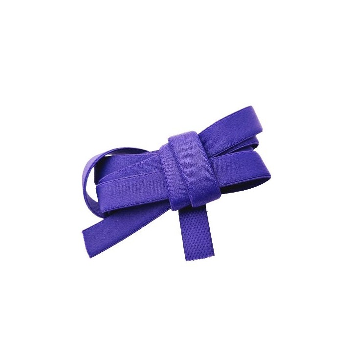 Le lot de 10 mètres d'élastique 13 mm lingerie un coté doux haut  gamme couleur violet forte élasticité