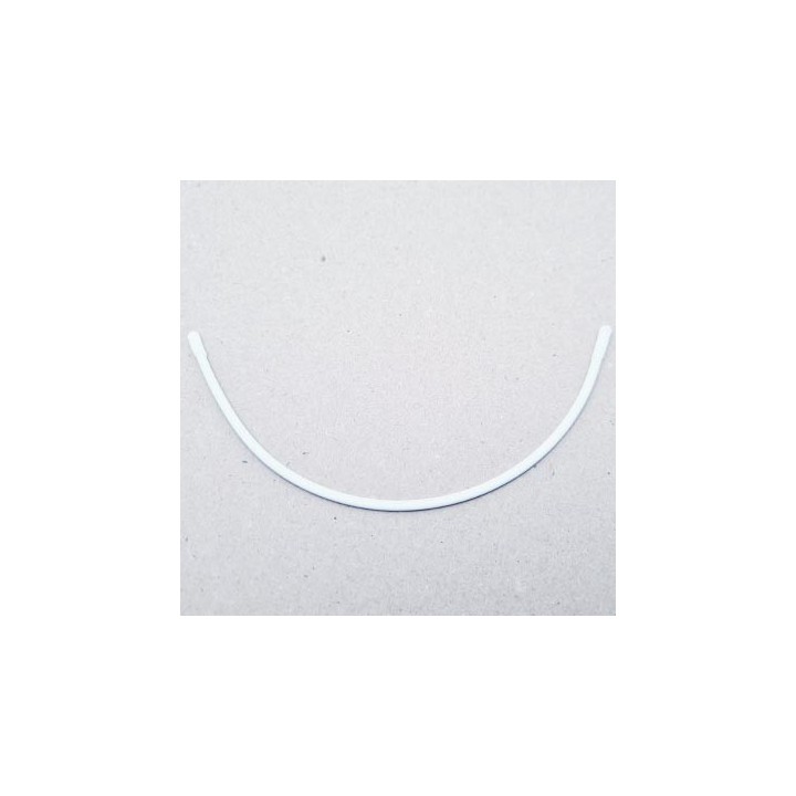 Armature 80 acier laqué blanc longueur total développé extérieur  de l'armature 190 mm largeur 2 extrémité 135 mm prix la pièce