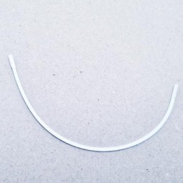 Armature 80 acier fléxy laqué blanc longueur total développé de l'armature 185 mm largeur 2 extrémité 112.7 mm prix  la pièce