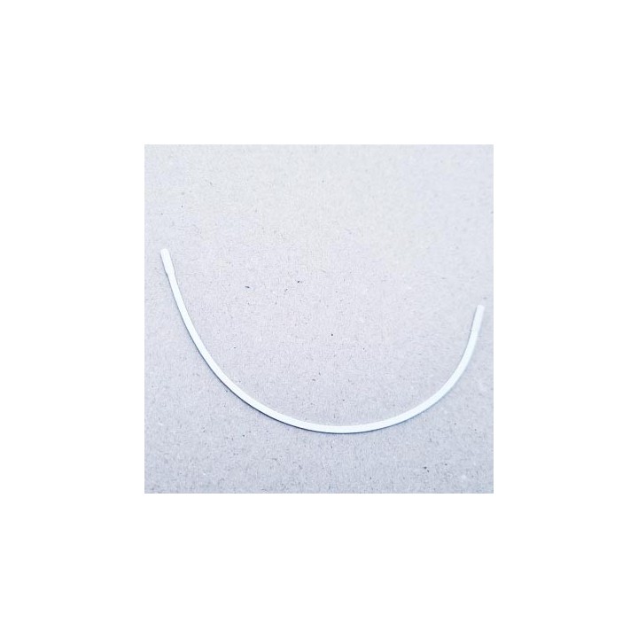 Armature 80 acier fléxy laqué blanc longueur total développé de l'armature 185 mm largeur 2 extrémité 112.7 mm prix  la pièce