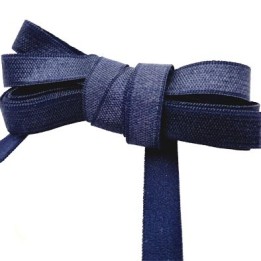 Le lot de 10 m de ruban couleur bleu marine largeur 10 mm  haut de gamme fabriqué pour une très grande marque