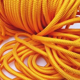 Le lot de 10 mètres de Cordon 9 mm très très solide couleur orange diamètre 9 mm trop beau