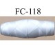 cocon de fil polyester couleur blanc lumineux longueur 200 mètres largeur du cocon 4 cm diamètre 1.5 cm