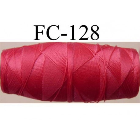 cocon bobine de fil nylon épaisseur 120/2 couleur rouge longueur 200 mètres largeur du cocon 4 cm diamètre 1.5 cm
