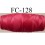 cocon bobine de fil nylon épaisseur 120/2 couleur rouge longueur 200 mètres largeur du cocon 4 cm diamètre 1.5 cm