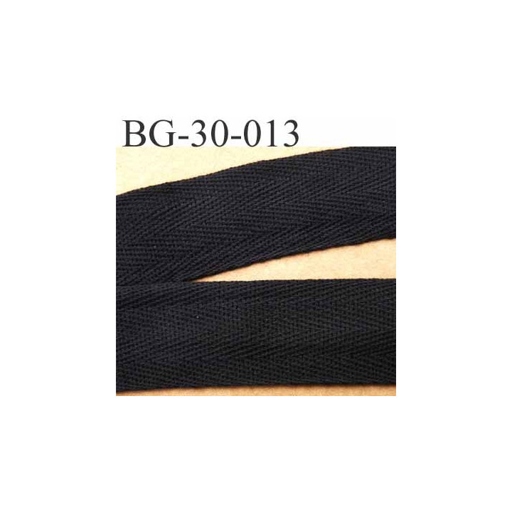 biais sergé 100 % coton superbe souple et doux galon ruban couleur noir largeur 30 mm vendu au mètre