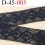 dentelle crochet en coton largeur 40 mm couleur noir provient d'une vieille mercerie parisienne vendue au mètre