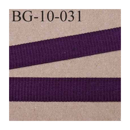 biais galon couleur prune violet foncé cotelé gros grain largeur 10 mm vendu au mètre