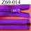 fermeture éclair violet largeur 3 cm longueur 60 cm couleur violet foncé séparable largeur de la glissière nylon 6 mm