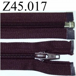 fermeture 45 cm prune séparable zip nylon 