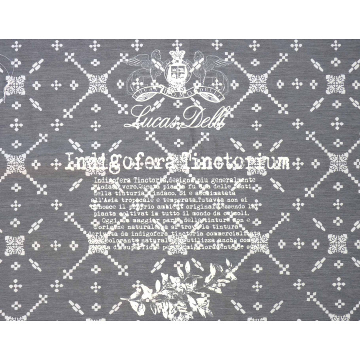 carré rectangle pièce de tissus LUCAS DELLI collector
