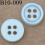 bouton diamètre 10 mm couleur gris bleu 4 trous