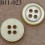 bouton 11 mm couleur jaune vert 4 trous diamètre 11 millimètres