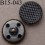 bouton 15 mm en métal accroche avec un anneau ou 4 trous diamètre 15 millimètres
