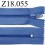 fermeture 18 cm bleu non séparable zip nylon