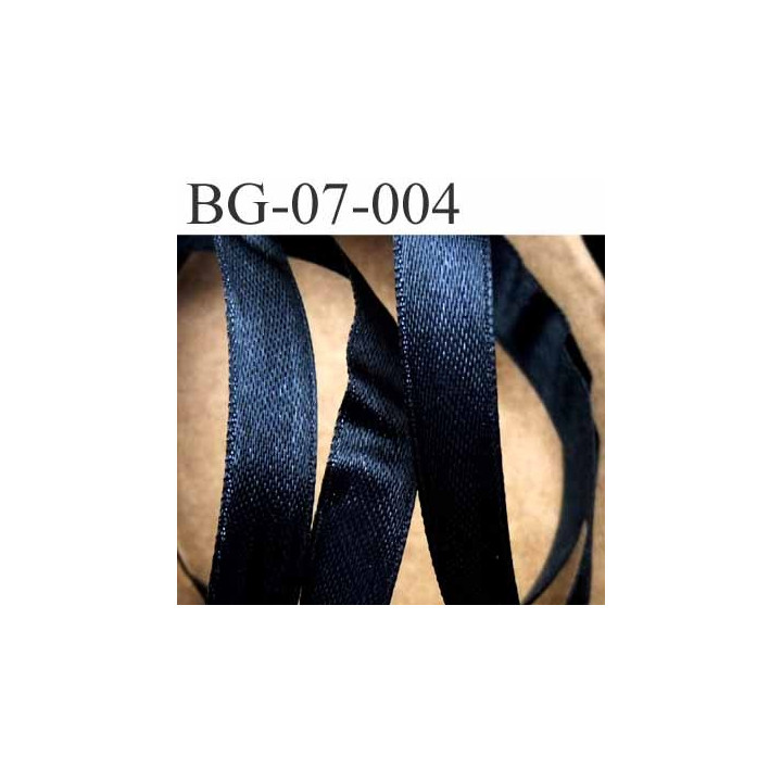 biais galon ruban brillant satiné couleur noir double face largeur 7 mm vendu au mètre