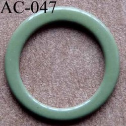 anneau métallique plastifié couleur vert olive pour soutien gorge diamètre ext 14 mm vendu à l'unité haut de gamme