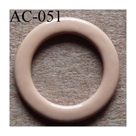 anneau métallique plastifié couleur chair pour soutien gorge diamètre 13 mm vendu à l'unité haut de gamme
