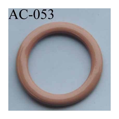 anneau métallique plastifié couleur chair pour soutien gorge diamètre 14 mm vendu à l'unité haut de gamme