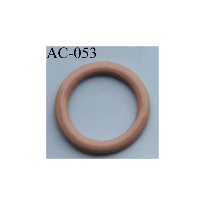 anneau métallique plastifié couleur chair pour soutien gorge diamètre 14 mm vendu à l'unité haut de gamme