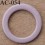 anneau métallique plastifié couleur lilas brillant laqué pour soutien gorge diamètre 13 mm vendu à l'unité haut de gamme