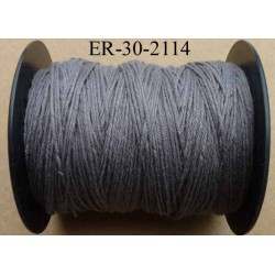 Echevette coton retors réf couleur 2114 gris art 89 longueur de bobine 300 m soit 30 échevettes de 10 m 23 cts l'échevette 