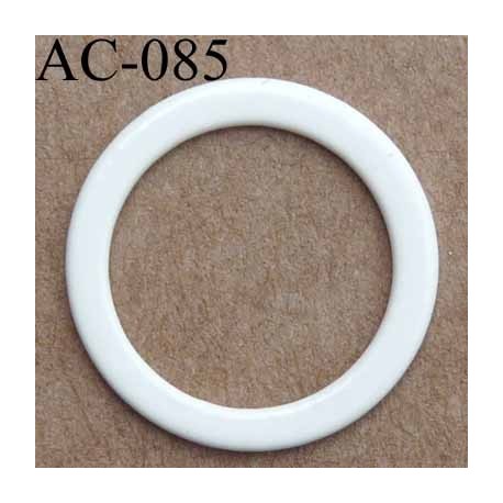anneau métallique plastifié couleur naturel brillant diamètre extérieur 16 mm intérieur 12 mm vendu à l'unité haut de gamme