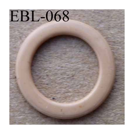 anneau métallique plastifié couleur chair brillant diamètre extérieur 12 mm intérieur 9 mm vendu à l'unité haut de gamme