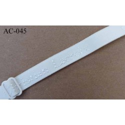 bretelle réglable droite de soutien gorge CHRISTIAN LACROIX longueur 33 cm largeur 10 mm ivoire haut de gamme