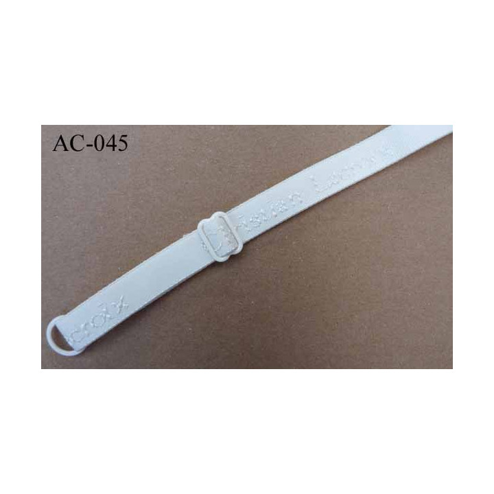 bretelle réglable droite de soutien gorge CHRISTIAN LACROIX longueur 33 cm largeur 12 mm ivoire haut de gamme