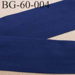 biais ruban galon a plat plié 60 +10+10 mm en coton couleur bleu marine largeur 6 cm plus 2 fois 10 mm vendue au mètre