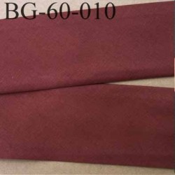 biais ruban galon a plat plié 60 +10+10 mm en coton couleur marron largeur 6 cm plus 2 fois 10 mm vendue au mètre