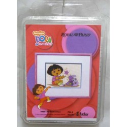 kit à broder nickelodeon DORA royal paris réf 9886430.00093