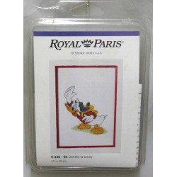 kit à broder disney DONALD 13 X 19 cm royal paris réf 6.430.64